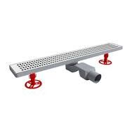 DUŞ KANALI 33CM KLASİK-PLASTİK BİNDİRMESİZ GÖVDE ÇERÇ-SABİT Q50 YATAY ÇIKIŞ SATIN KROM KARE DSN KAPAK(26AD/KOLİ)