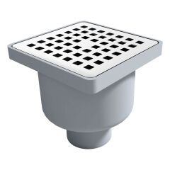 SÜZGEÇ 10*10 CM METAL Q50 DÜŞEY SABİT ÇIKIŞ