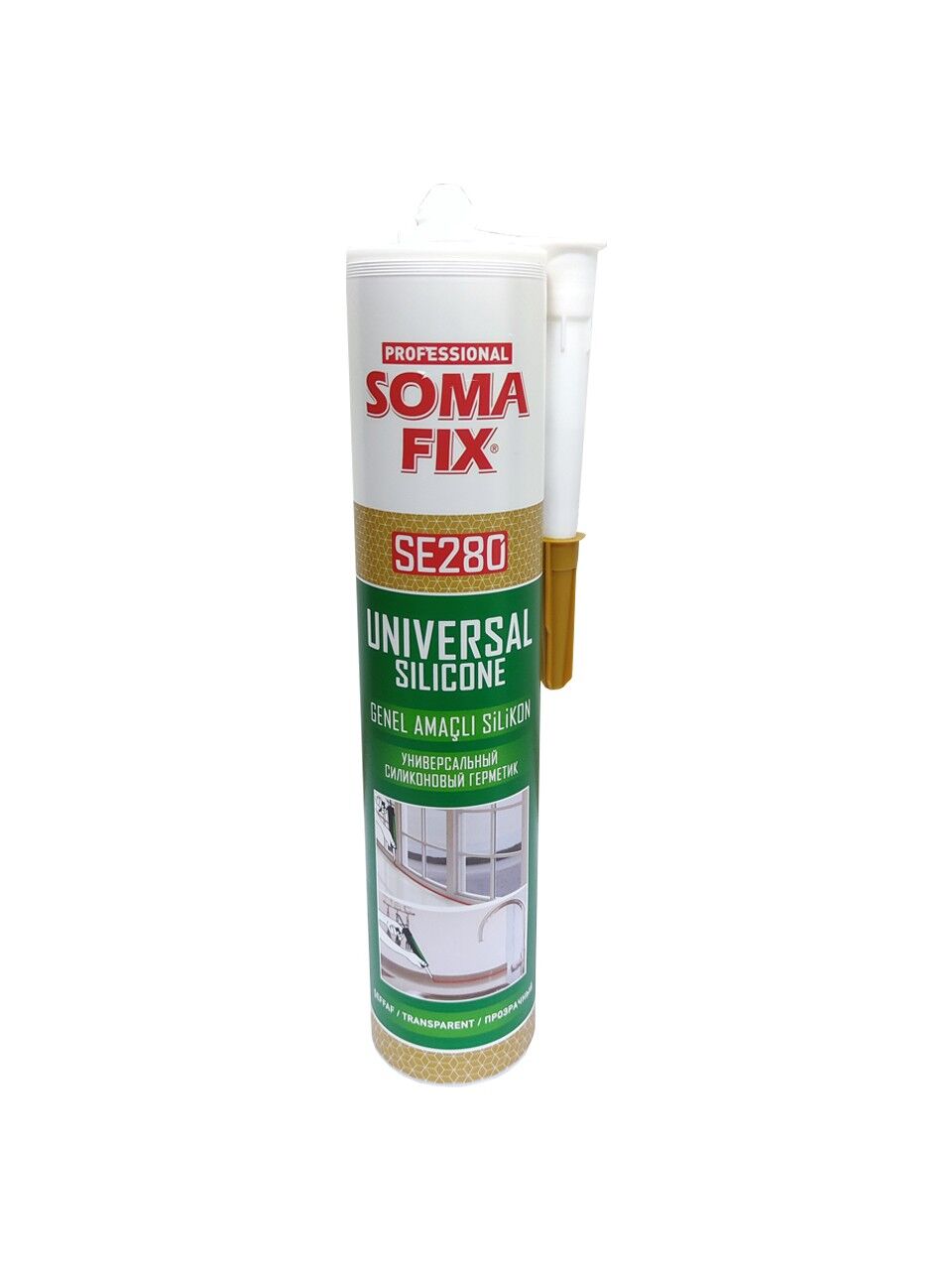 SOMAFİX SİLİKON ŞEFFAF 280 GR