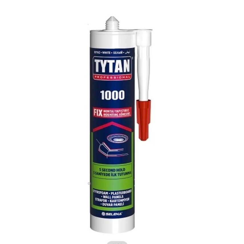 TYTAN 1000 FİX MONTAJ YAPIŞTIRICISI 310 ML  BEYAZ