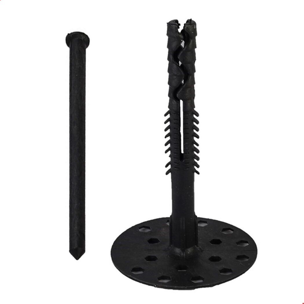 MANTOLAMA DÜBELİ PLASTİK ÇİVİLİ 10 CM SİYAH (500 LÜ)