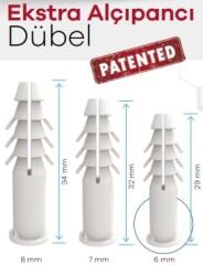 EKSTRA ALÇIPANCI DÜBEL 7MM 500'LÜ