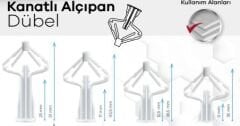 KANATLI ALÇIPAN DÜBEL 2MM 250Lİ