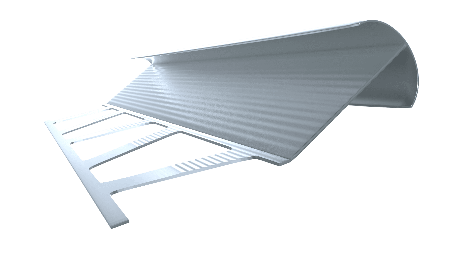 SERAMİK PROFİLİ ÇİFT TARAFLI ALÜMİNYUM 10 MM PARLAK (2,70MT)