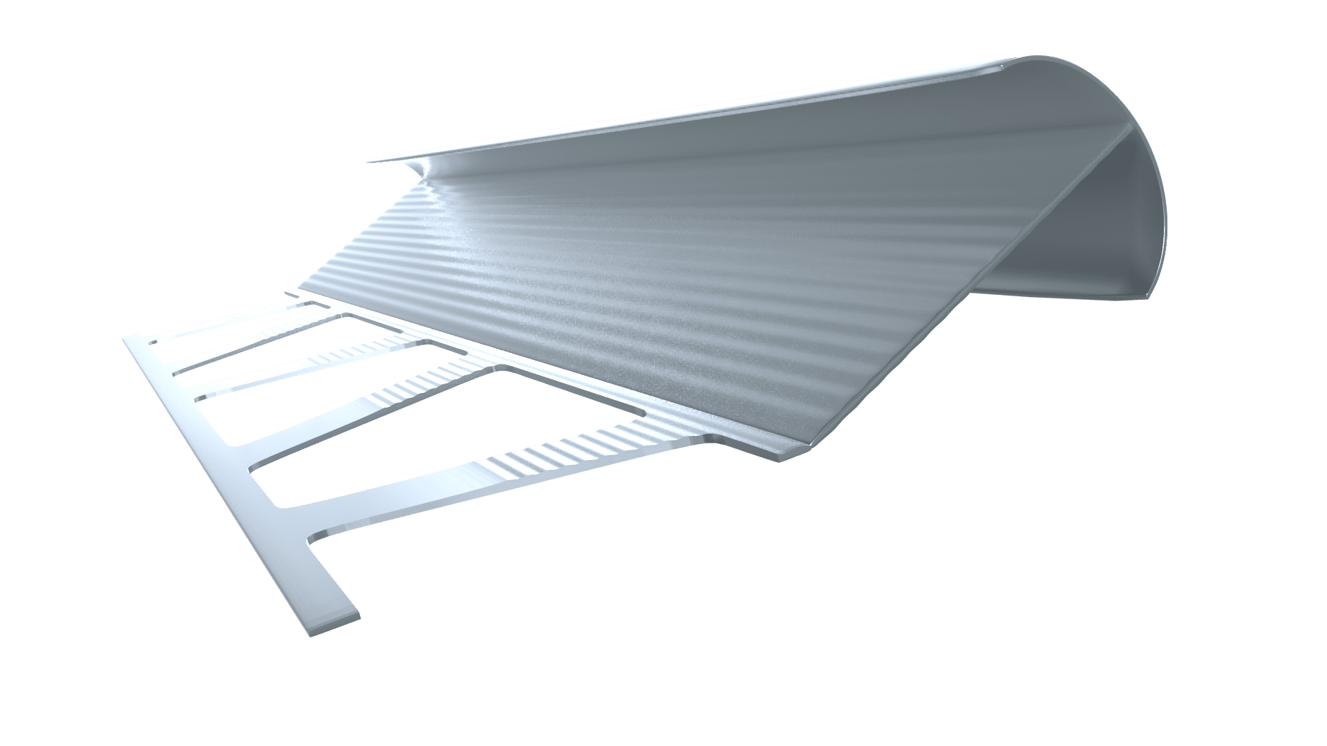 SERAMİK PROFİLİ ÇİFT TARAFLI ALÜMİNYUM 10 MM PARLAK (2,70MT)