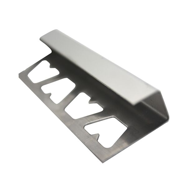 SERAMİK PROFİLİ 8 MM PASLANMAZ ÇELİK DIŞ KÖŞE AÇIK KARE AYNA 2,44 MT